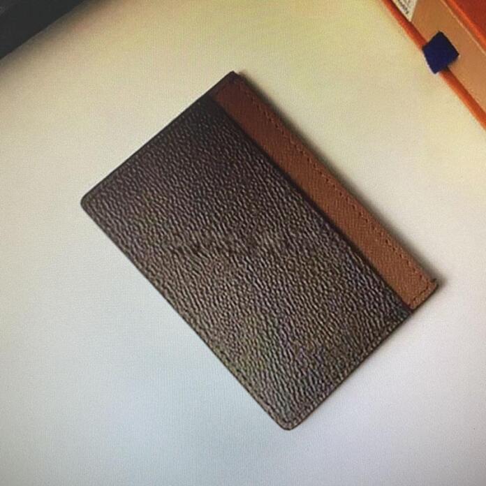 

M60703 Double Card Holders NEO PORTE CARTES Vertical Wallet Mono Canvas Cover Business Ride Various Credit Cards 02, Blue plaid