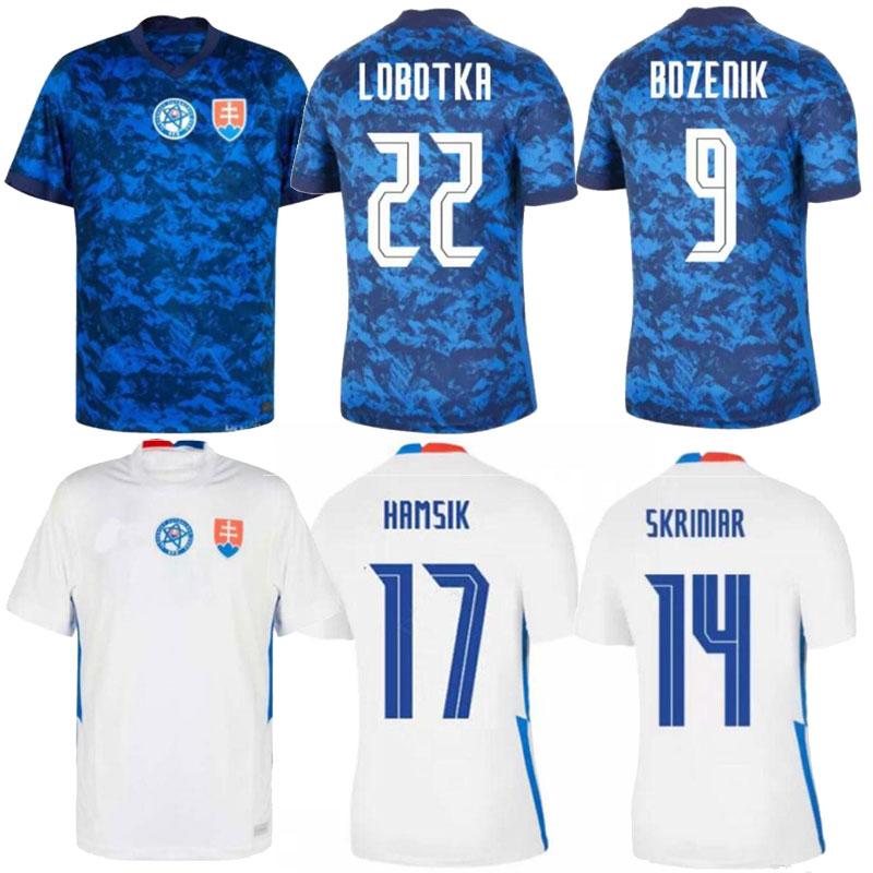 

THAILAND 2021 Slovakia soccer jerseys 21 22 BOZENIK SKRTEL SKRINIAR HAMSIK LOBOTKA Home biue away white national team Football shirts maillot se foot, Black;yellow