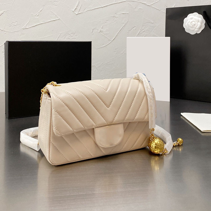 

2021 Fall Winter Classic Mini Flap Bags Lambskin Leather Gold Ball Adjustable Shoulder Strap Matelasse Chain Cross Body Luxury Designer Famous Women Handbags 20C, Black