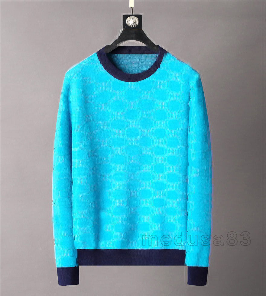 

22ss Famous Mens Sweaters Fashion Mens High Quality Casual Round Long Sleeve Sweaters Men Women Letter Printing Hoodies 7 Colors, Yellow