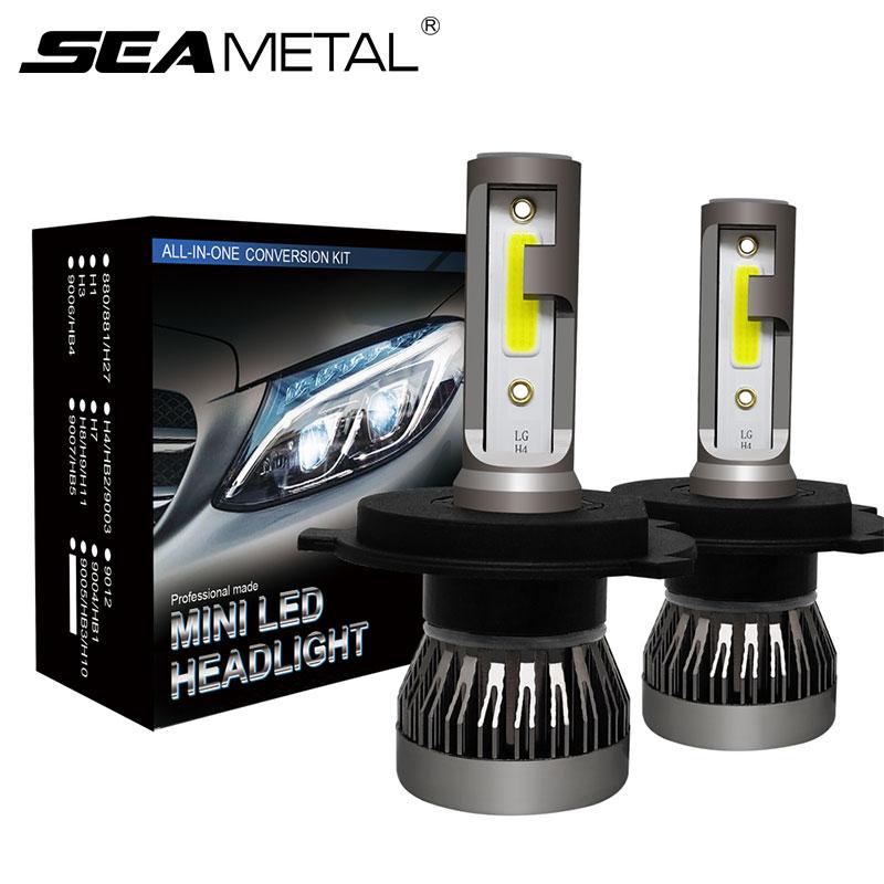 

Car Headlights Mini LED Headlight H1 H4 H7 H11 9005 9006 Hight Quality COB Chip Work Light Super Bright Ultra Long Range Bulb Auto Lamp