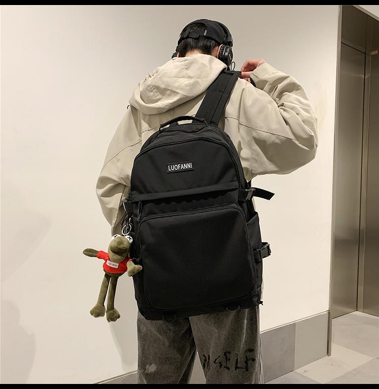 

Backpack YTX1053 Male College Student Class Bag Japanese Tide Brand Female Super High Capacity