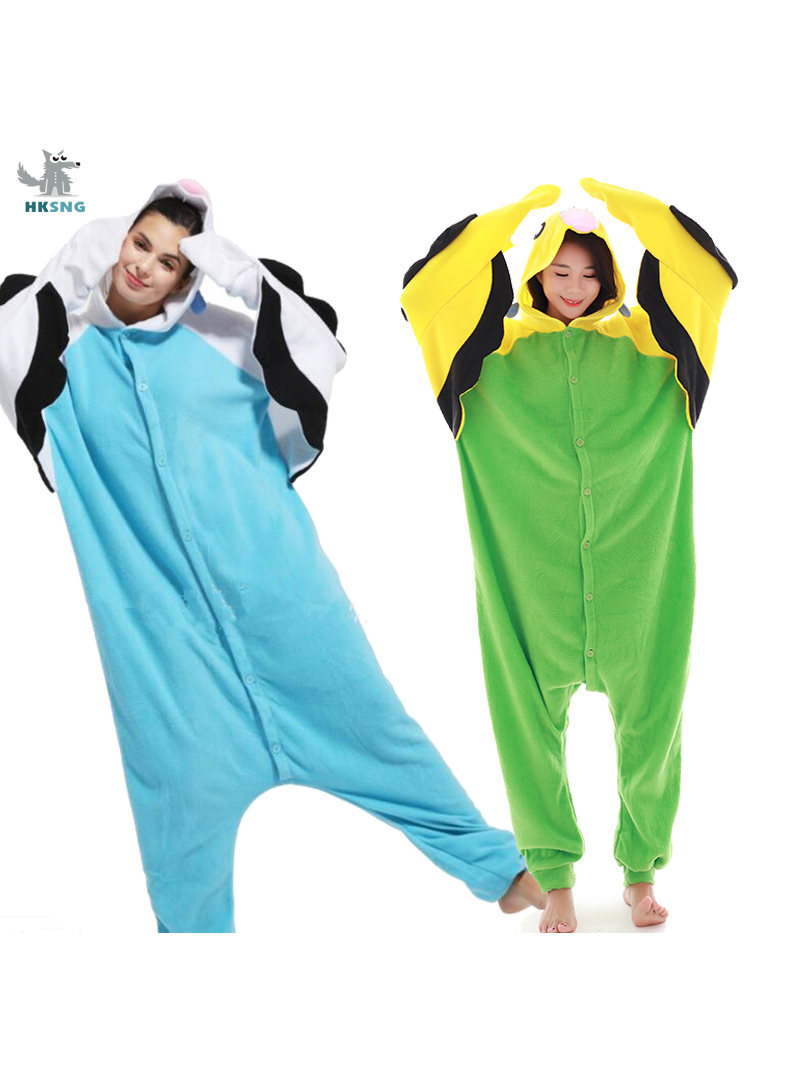 

Animal Adult Kigurumi Anime Monkey Parrot Onesie Cat Pyjamas Cartoon Cosplay Rabbit Penguin Halloween Party Jumpsuits Suit, Black;white