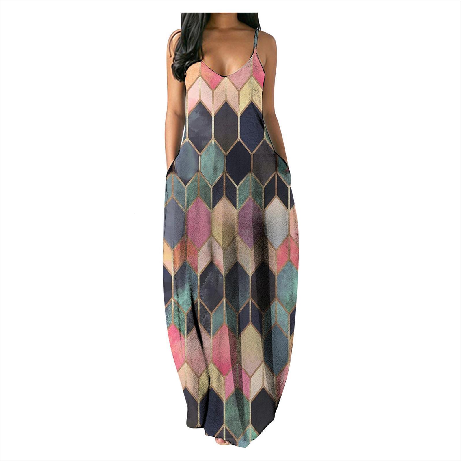 

fashion casual plus size womens dress print v neck pockets short sleeve long ropa mujer vetements, Black;gray