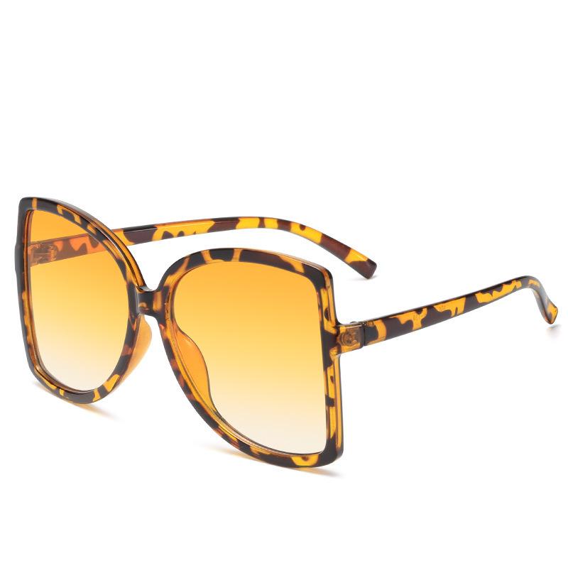 

Sunglasses 2021 Fashion Large Frame Lens Women Butterfly Modeling Personality Trend Temperament Versatile Glasses UV400