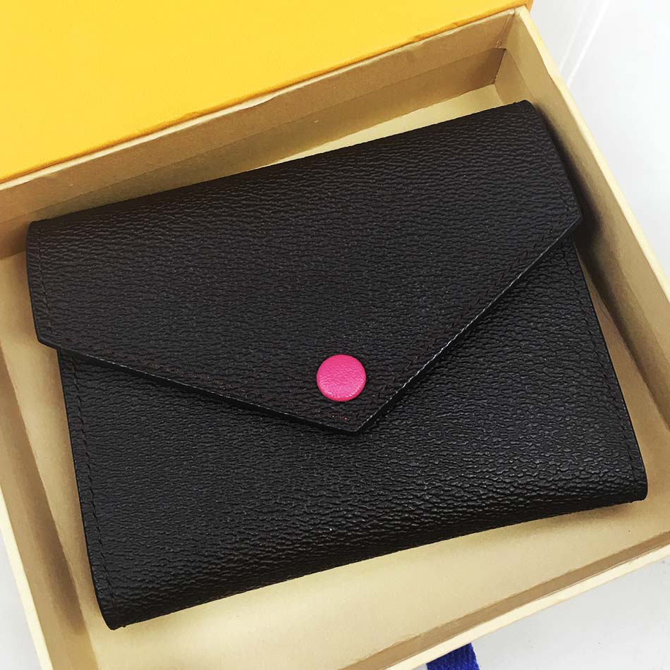 

wholesale luxurys designers short wallet 2021 Polychromatic lady mini coin purse zipper pocket women multicolor credit card holder wallets pouch Cardholder bag, Red -brown grid