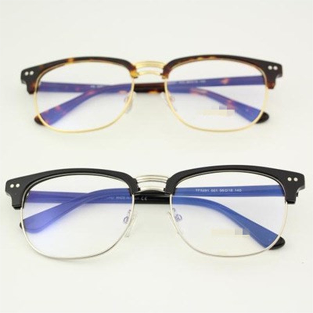 

80% Off Store Online Box glasses frame myopia men's simple half tf5291