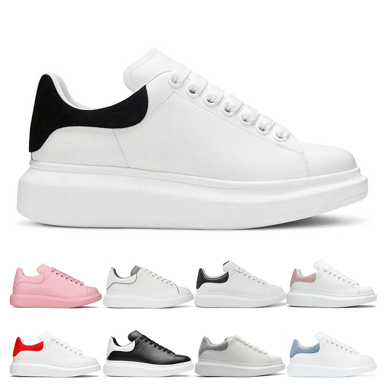 

Designer White Black Shoes Classic Suede Velvet Leather Ladies Flat Platform Sneakers Straw Lace Box Height 5cm34-44 designershoes88, Custom made
