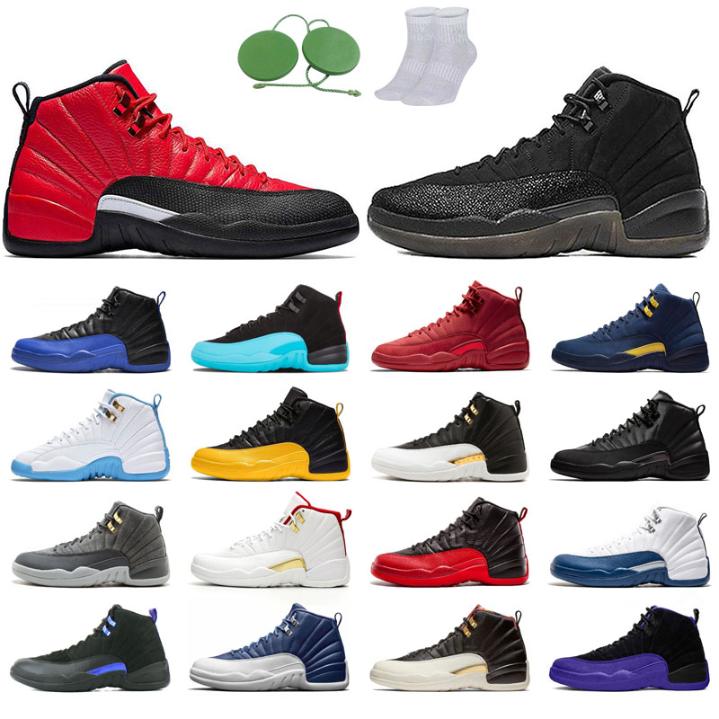 

12s man basketball shoes winterized wings University Gold Blue the master taxi reverse flu color o-black Michigan gym red gamma french FIBA Dark grey concord CNY stone