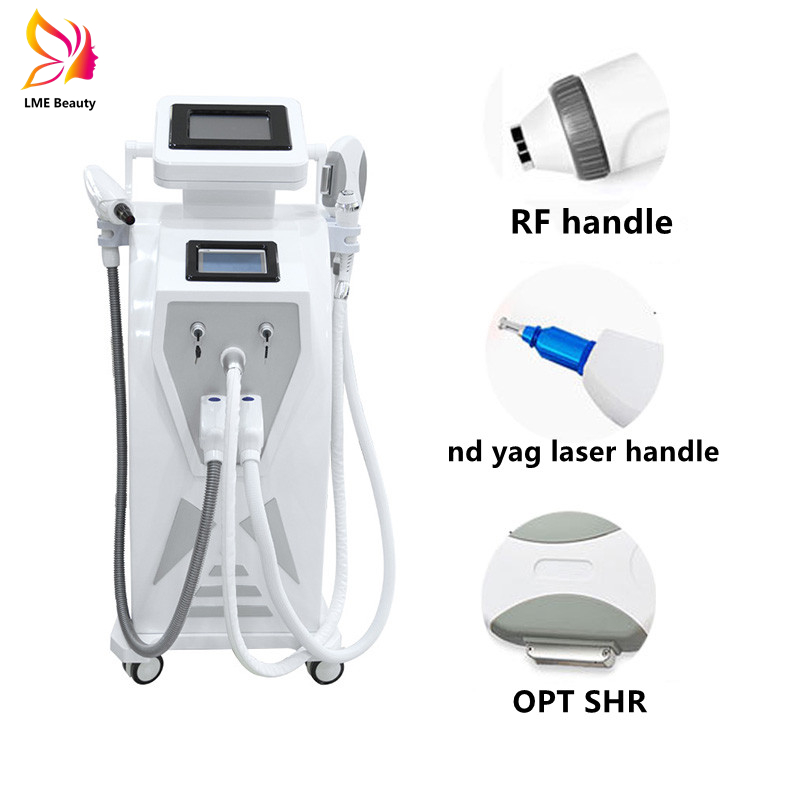 

3 in 1 Laser SHR Ipl Hair Removal Machine Skin Rejuvenation Beauty Equipment Light Focus Key Sales Nd Yag Tattoo Removal