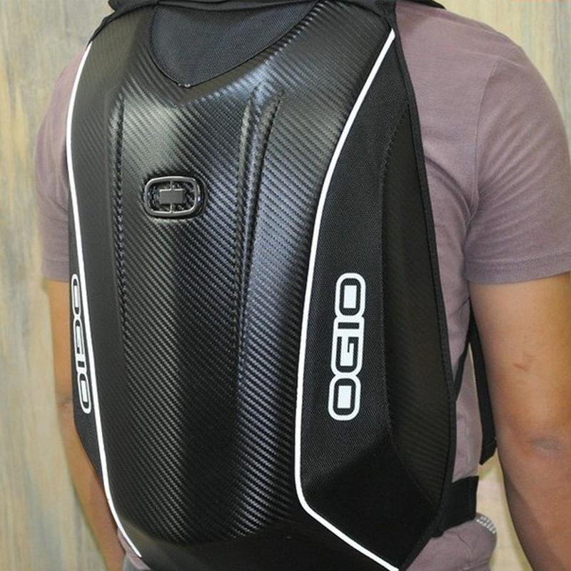 

Mach 5 Carbon Fiber Fashion Powerful Storage Travel Helmet Motorcycle Backpack Riding Racing Bag Multiple Models