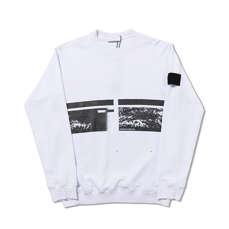 

Unisex Hip Hop Long Sleeve Man Streetwear Hoodies Boy Casual Woman Top Autumn Summer Women Relaxed Clothes Black White O Neck Letter