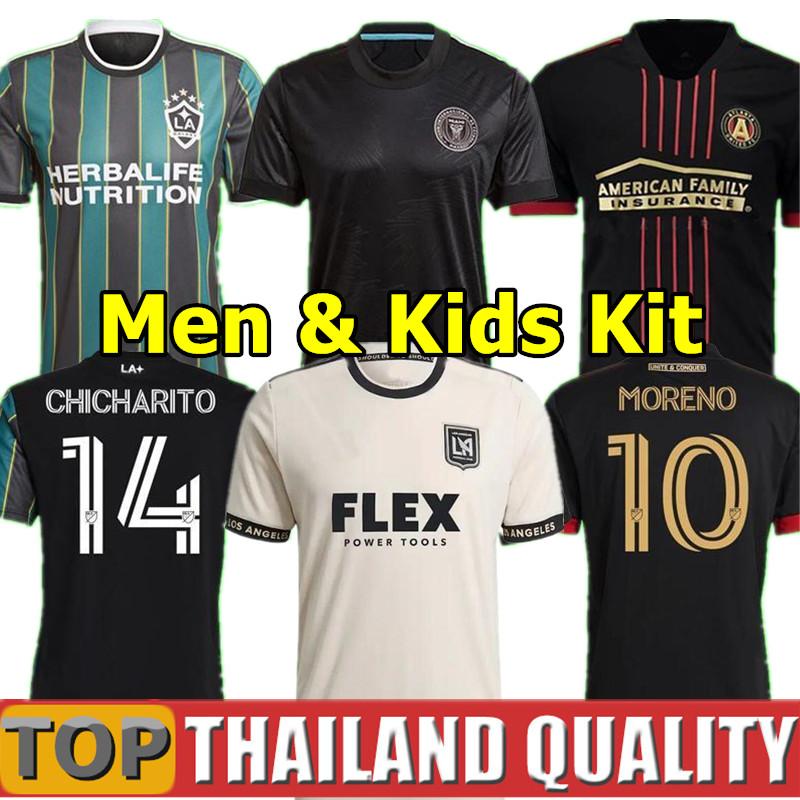 

MLS 21 LA Galaxy soccer jerseys 22 Atlanta United FC football shirt 2021 Inter Miami Beckham CHICHARITO 2022 LAFC Vela Fan Version men kids kit, Colour