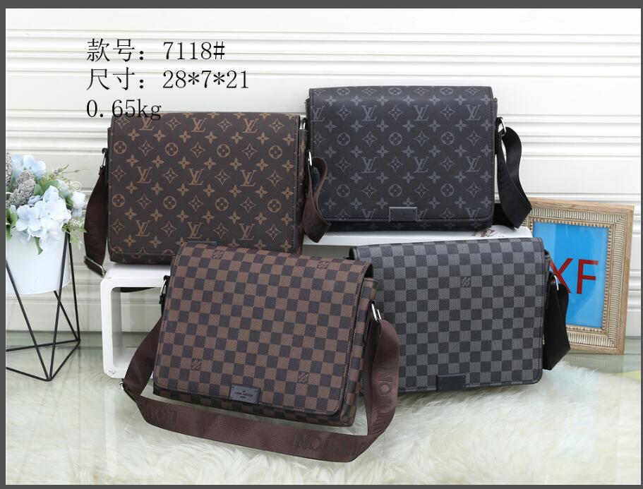 

men shoulder bags man briefcase leather Crossbody bag totes Messenger bags wallet Satchel hand bag bags GGLVLouisVitton YSLVUTTON, No delivery;double cash back if praised