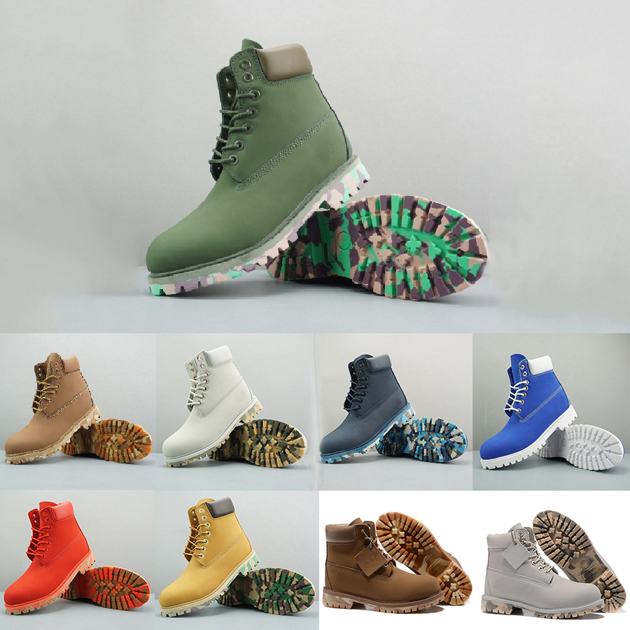 

Designer Outdoors Boots Rhubarb Military Triple White Black Camo Luxury High Top Quality Shoes for Mens Womens Autumn Winter Size 36-45, 17