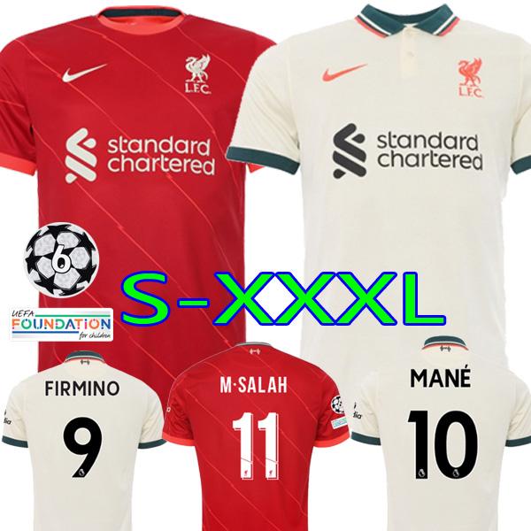 

S- 21 22 Liverpool soccer jersey M.SALAH ALEXANDER ARNOLD Mane Firmino VIRGIL DIOGO J Thiago A.BECKER Top football shirt WIJNALDUM men kit 2021 2022 kids set uniform, Kids goail green