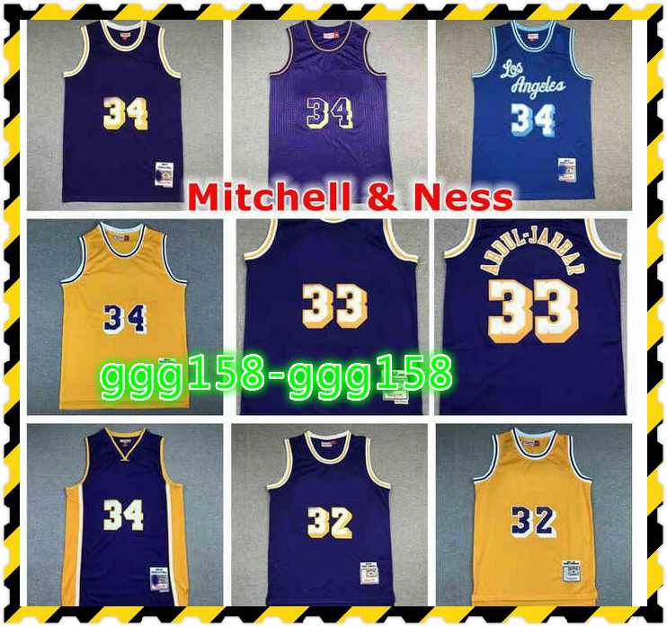 

Vintage Mens Mitchell & Ness Jersey 33 32 34 Authentic Stitched Retro Mesh Classic Basketball JerseyS With Real Tags, With real logo