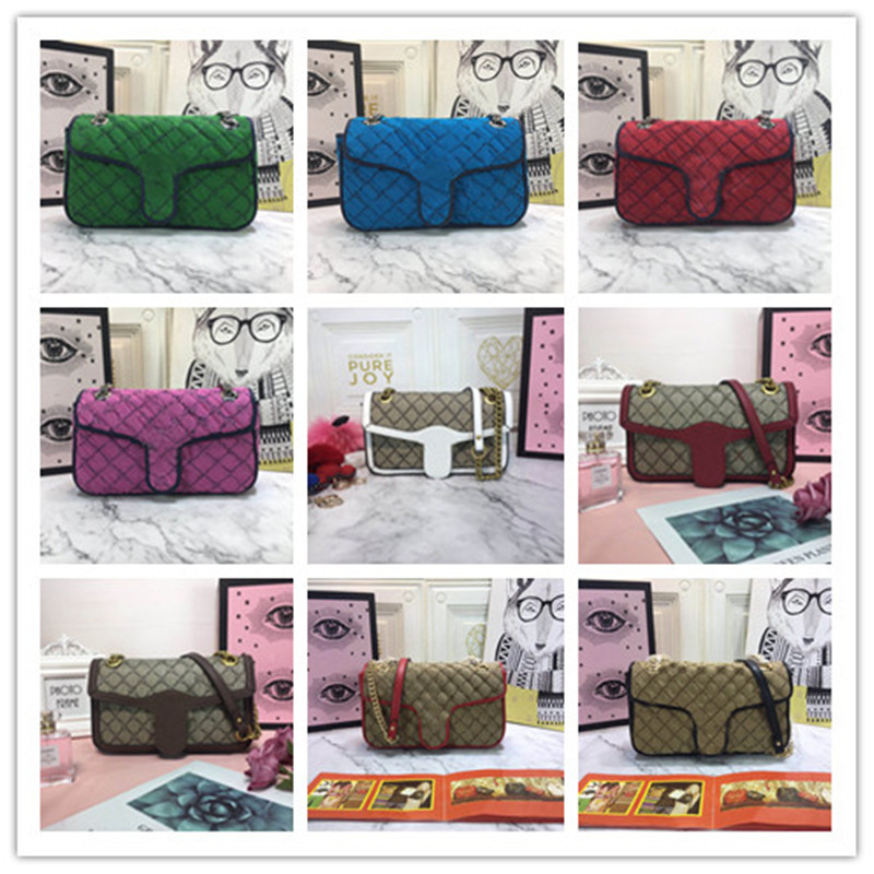 

Designer Luxury Marmont 443497 Black Gold Leather Hardware Womens Shoulder Bag Size 26x15.6x6CM AYT0, Don't pay it