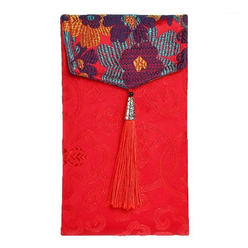 

Gift Wrap Year Of The Ox Red Packet Cloth Art Bag Wedding Embroidery Seal High-end Chinese 2