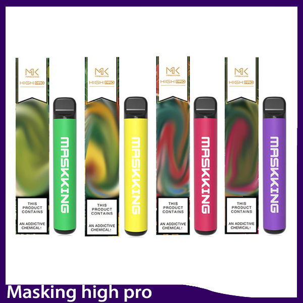 

Maskking High Pro Disposable Device US/Russia Version 1000 puffs 600mAh 3.5ml Cartridges E Cigarette PK Air Bar Lux GT BANG XXL PUFF 0268219-1