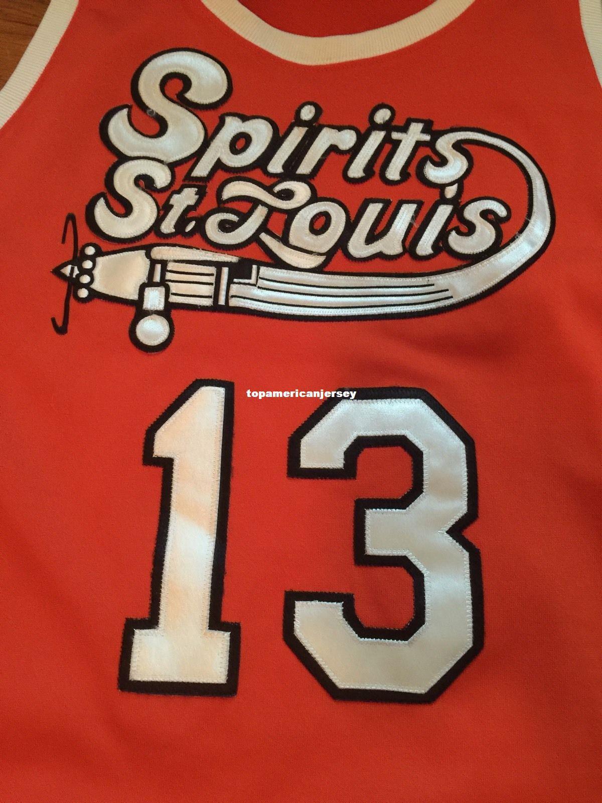

Vintage Moses Malone #13 Spirit of St. Louis ABA Jersey Mitchell & Ness Size 60 Mens Vest Size XS-6XL Stitched basketball Jerseys Ncaa, Black