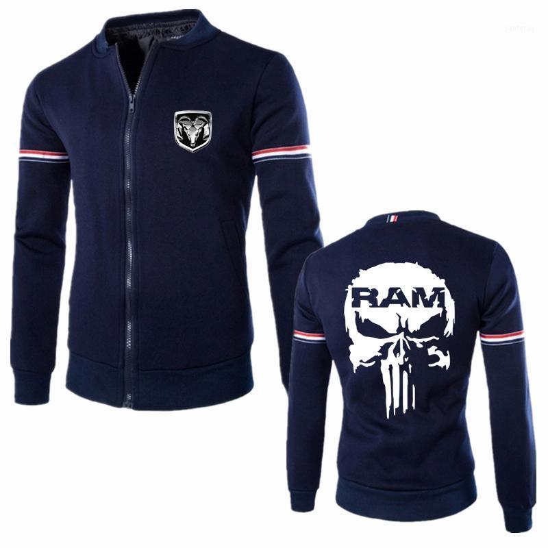 

Men's Jackets 2021 Dodge RAM Logo Print Custom Made O Collar Man Zipper Jacket Slim Elasticity Comfortable Leisure Men Clothes Top
