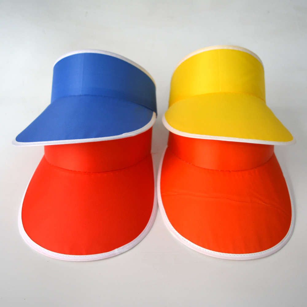 

Summer sun hat advertising travel agency student children adult, Yellow