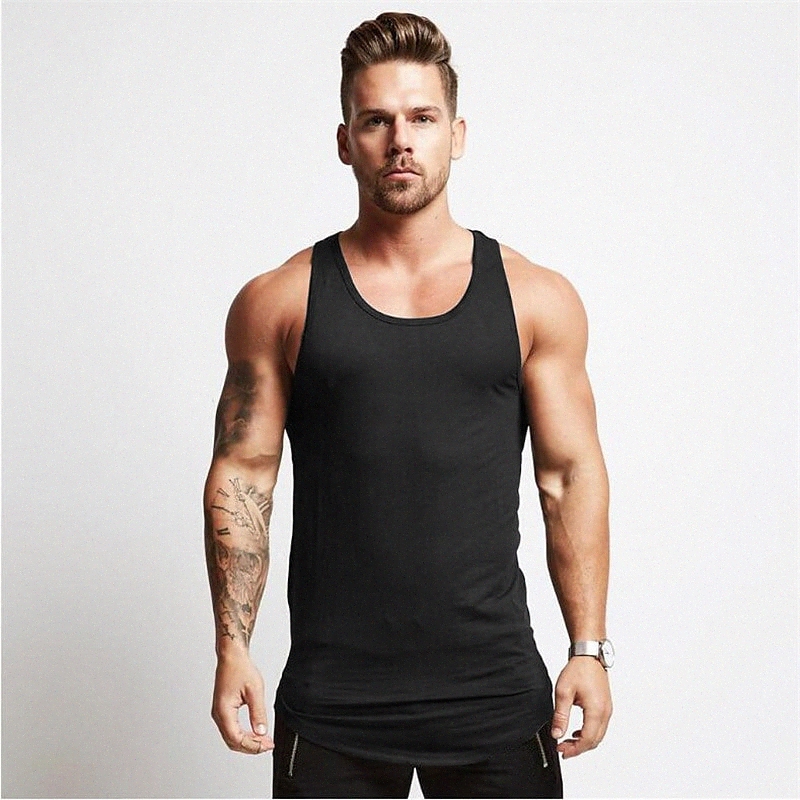 Men's Undershirt Solid Color Crew Neck Casual Daily Sleeveless Tops Lightweight Fashion Big and Tall Sports Wine White Black e3Hf#