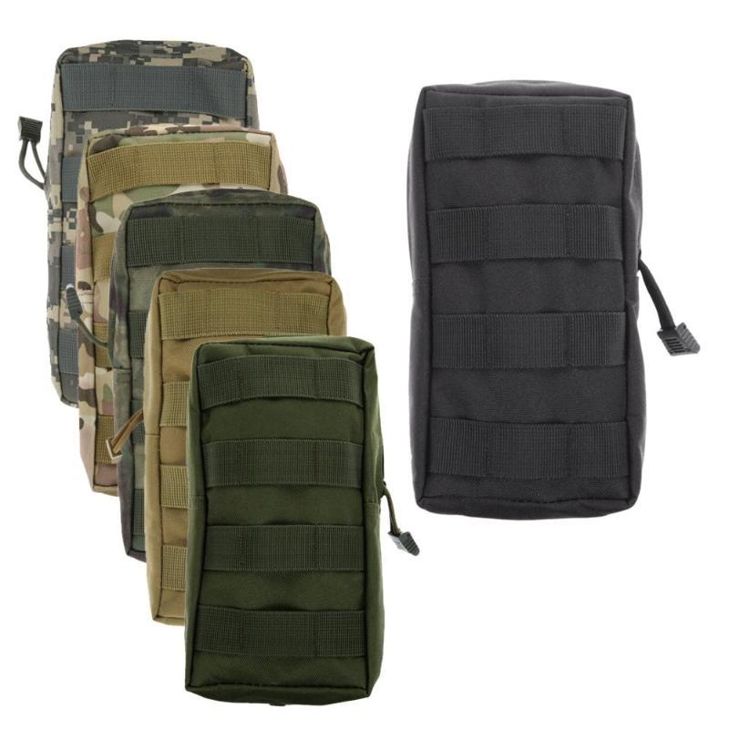 

Waist Bags 600D Utility Sports Molle Pouch Tactical Vest Bag For Outdoor Hunting Pack Equipment Cam, Black