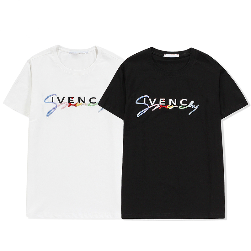 

Men's and Women's Tees & PolosLuxury mens womens t shirt Print Applique Letter Fashion polo tees