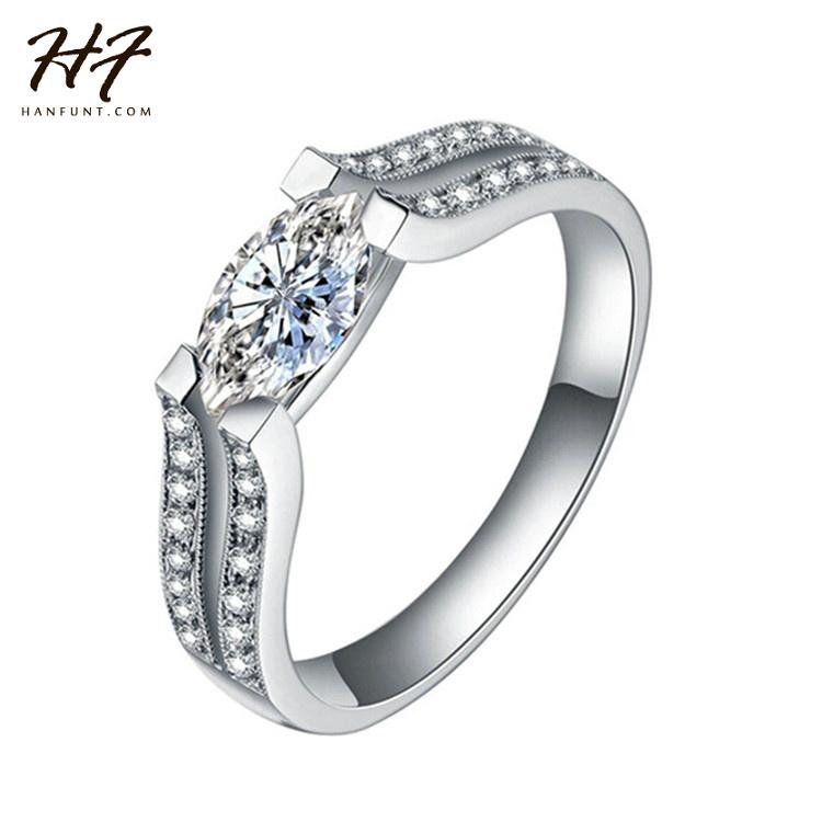 

Cluster Rings Sliver Color CZ Crystal Bijoux Fashion Wedding & Engagement Ring Jewelry For Women As Chirstmas Gift R530, Golden;silver