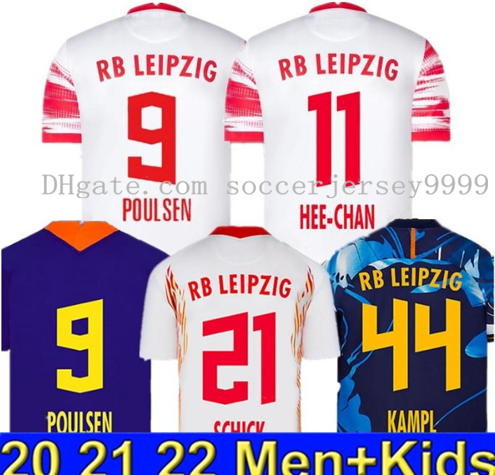 

21 22 RBL Soccer Jerseys FORSBERG WERNER Camiseta HEE-CHAN Maillot HALSTENBERG SABITZER POULSEN SÃ¸rloth 2021 2022 Football Shirts Kits CUNHA, Black;yellow