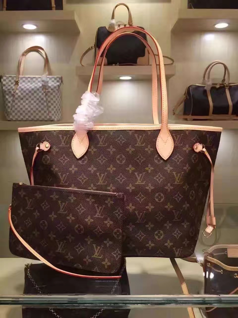 

lv LOUIS BAG VITTON Fashion women handbags purse Designers leather messenger shoulder bags women luxurys shopping bags 2pcs