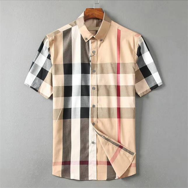 

2021 luxury designer men's shirts fashion casual business a social and cocktail shirt brand Spring Autumn slimming the most fashionable clothing M-3XL#21, Champagne