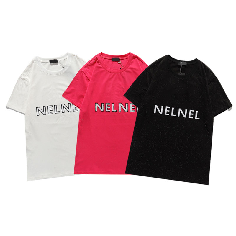 

2022 Summer Fashion Men Women T-Shirt Casual Letter Print Tops Tee Cotton Casual Short Sleeve TShirts, White