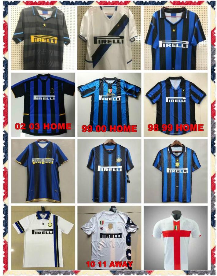 

1997 1998 1999 Retro MILITO SNEIJDER ZANETTI IBRAHIMOVIC Soccer jersey 10 11 02 03 08 09 MILAN Pizarro 97 98 99 Djorkaeff Baggio RONALDO Foo, Black;yellow