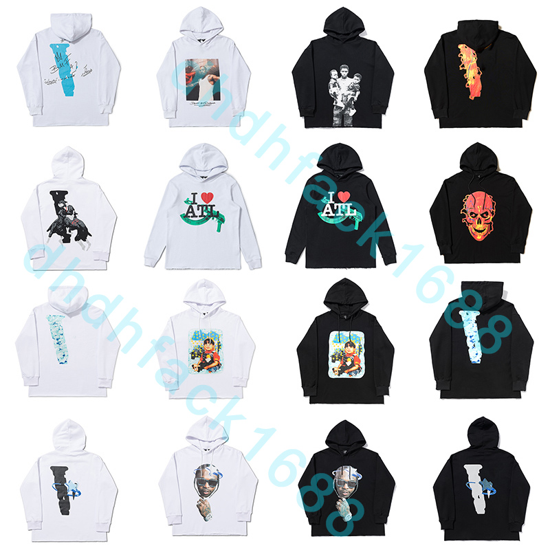 

15 styles Mens Hoodie Hip Hop Stylist Hoodie Men High Quality White Long Sleeve Mens Stylist vlones Men Women Hoodies Sweatshirts Size -XL 006