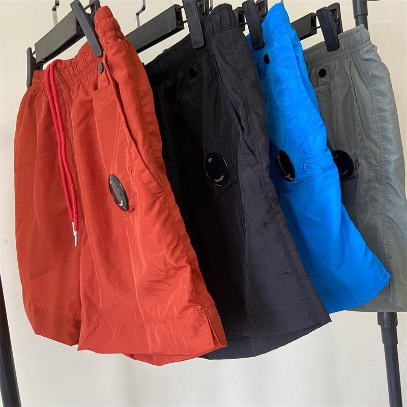 

Men's Shorts CP Summer Youth Outdoor Leisure Sports Nylon Loose Beach Pants 5 Mens, Blue