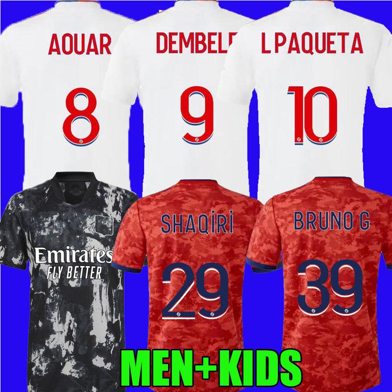

2021 Lyon Olympique Lyonnais Soccer Jersey OL digital AOUAR TRAORE L PAQUETA LE SOMMER BRUNO G CHERKI Football Shirts Men Kids kits Maillot equipe de foot, 3rd+ligue1