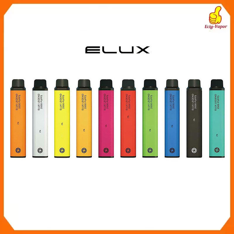 

Elux Legend Newest Disposable E cigarettes 3500Puffs Vape Pen 1500mAh Battery Vaporizer Stick Vapor Kit 2% 10ml Pre Filled Cartridge Deviceelf bar lux Bang Mesh Coil