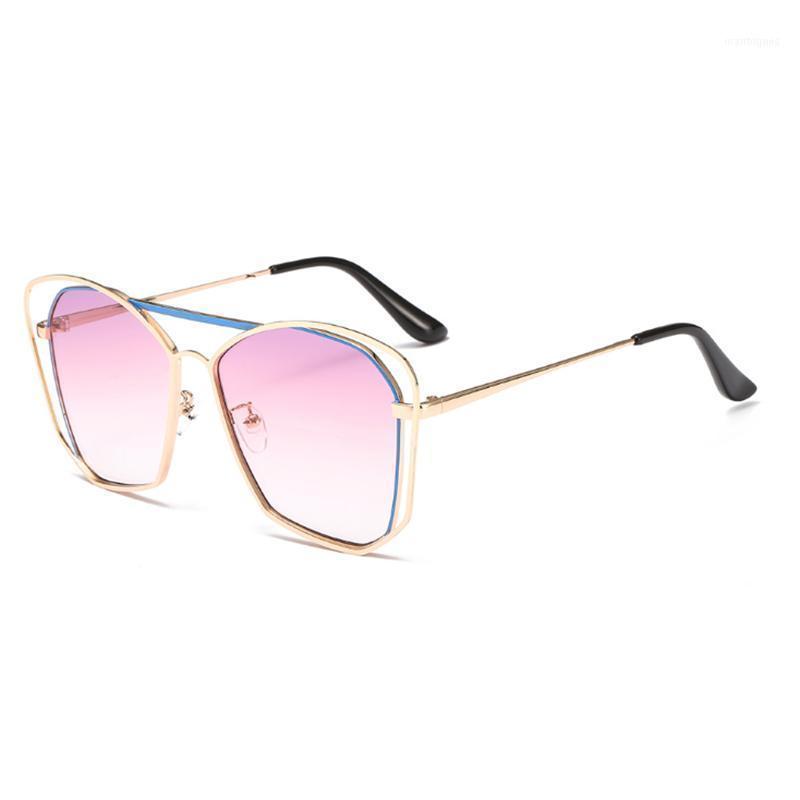 

Sunglasses 2021 Fashion Retro Square Women Butterfly Shape Alloy Frame Plastic Material Lenses 1629 UV400 Protection Eyewear1
