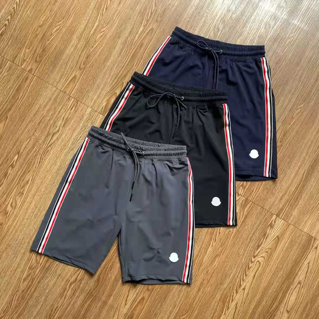 

Designer Monclair Mens stripe Shorts luxury sport summer short fashion brand trend pure cotton breathable short-clothing lapel, Supplement (not shipped separately)