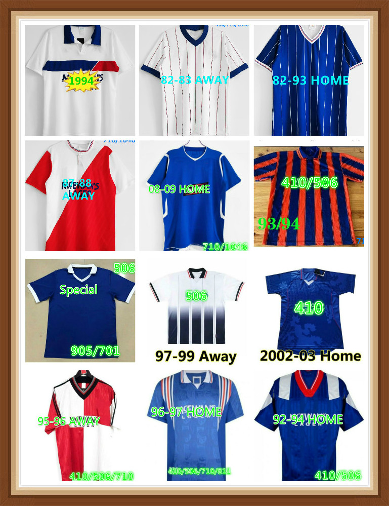 

87 90 92 94 96 97 99 01 08 ALBERTZ # 3 Retro soccer jerseys 20 21 GERRARD GASCOIGNE LAUDRUP champions 55 MCCOIST football ssds Uniforms, Black;yellow