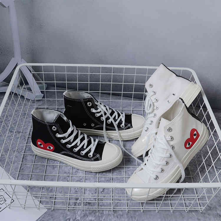 

Canvas Shoes Mvp Boy STAR CDG PLAY Daily leisure High Low Unisex Skateboarding zapatillas sapatillas