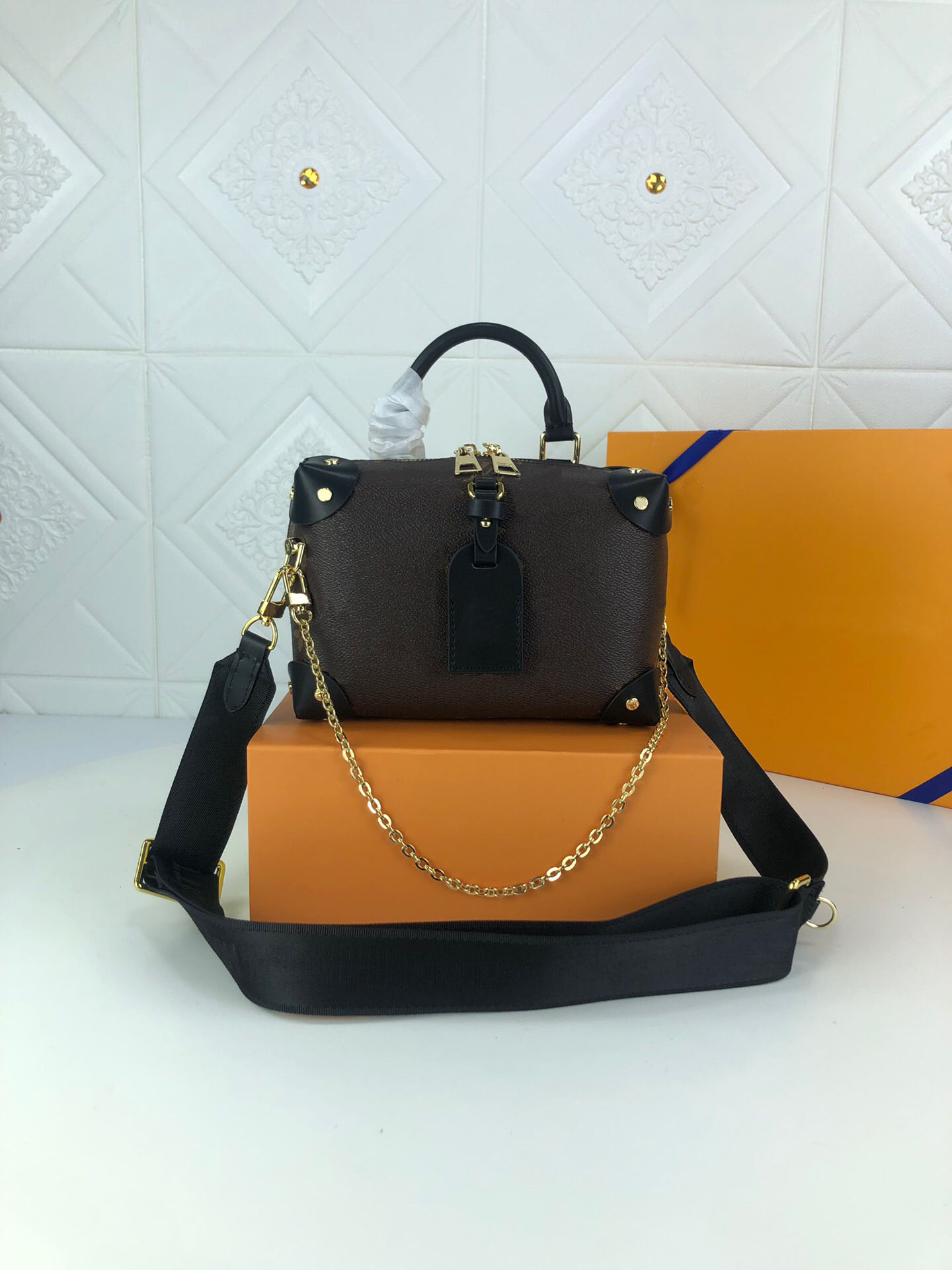 

M45571- Women Shoulder Bags Favorite Multi Pochette Accessories Brown Flower Messenger Chain Strap Cross Body Ladies Flap Purse Clutch Totes