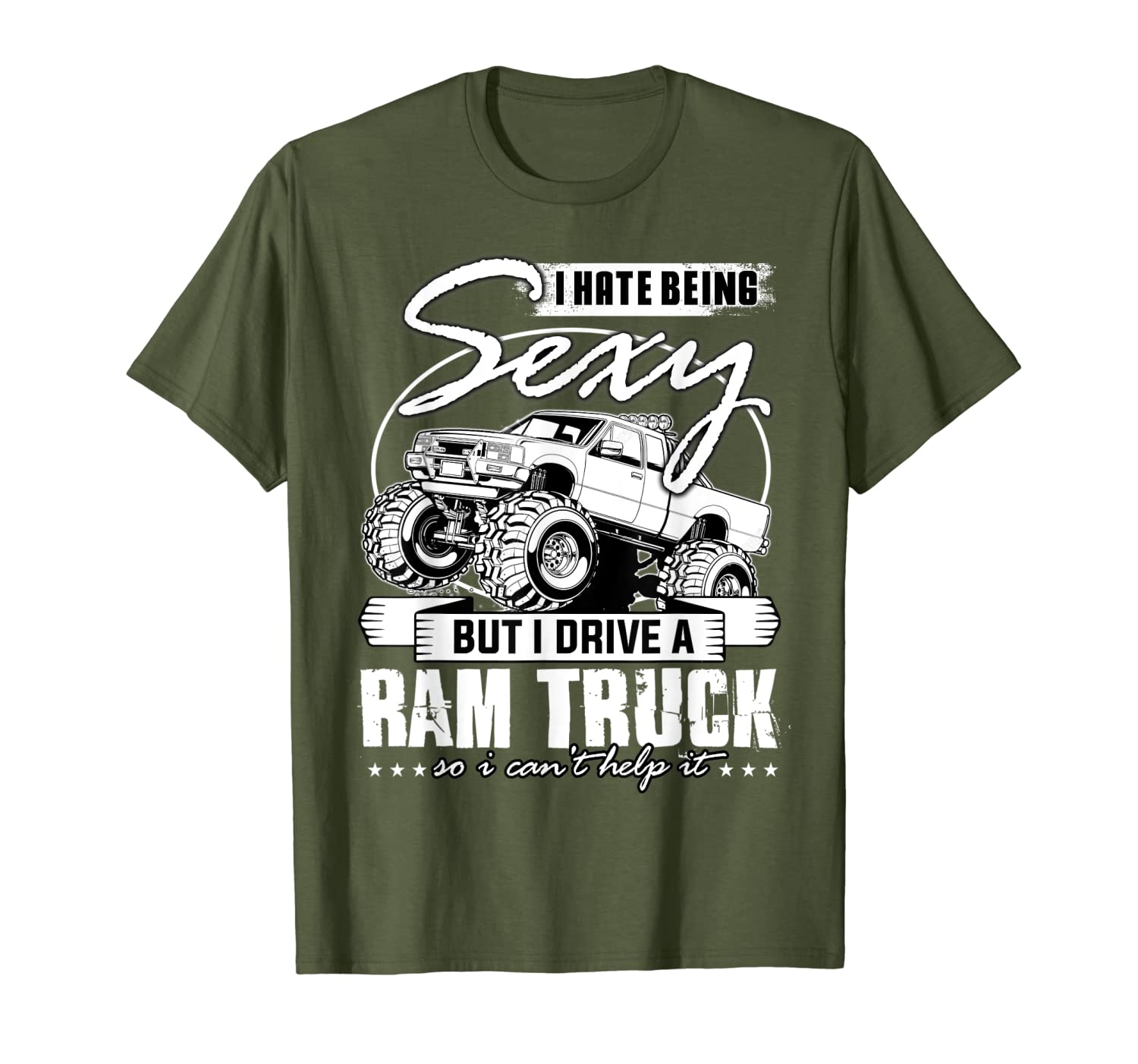 I Drive A Ram Truck T Shirt, Cool Truck Driver T Shirt-image-703614361