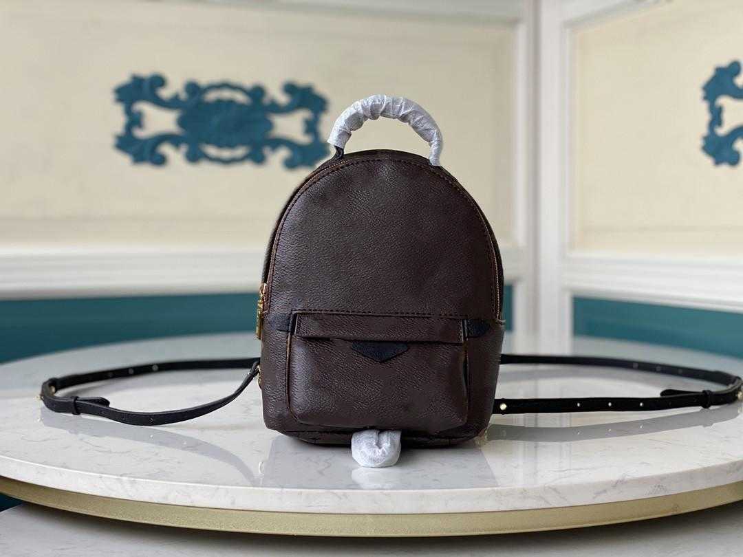 genuine leather mini backpack