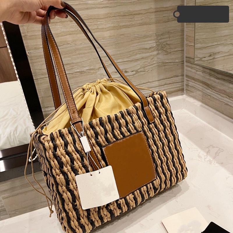 

Luxury Designer Brand Fashion Shoulder Bags Handbags top Quality Women Print wallet Artwork classic handbag totes shopping Knitting bag temperament Stripes