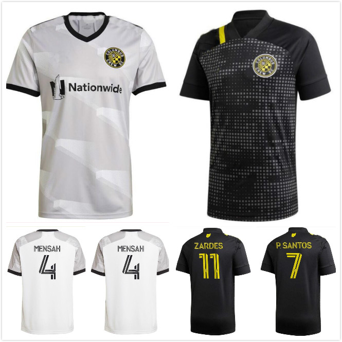 

2021 2022 Columbus soccer jerseys Zardes MENSAH Nagbe Pedro Santos Zelarayan MLS Mens football shirts black 20 21 HOME AWAY Uniforms