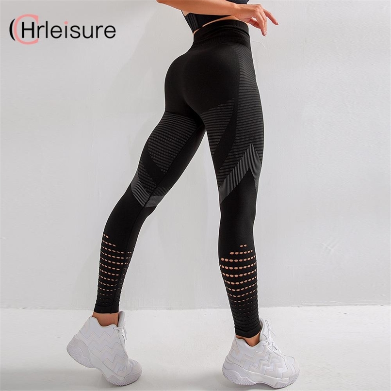 

CHRLEISURE Women Fitness Seamless Leggings Workout Push Up Leggings High Waist Workout Gym leggins Mujer 5 Color 211019, Pink